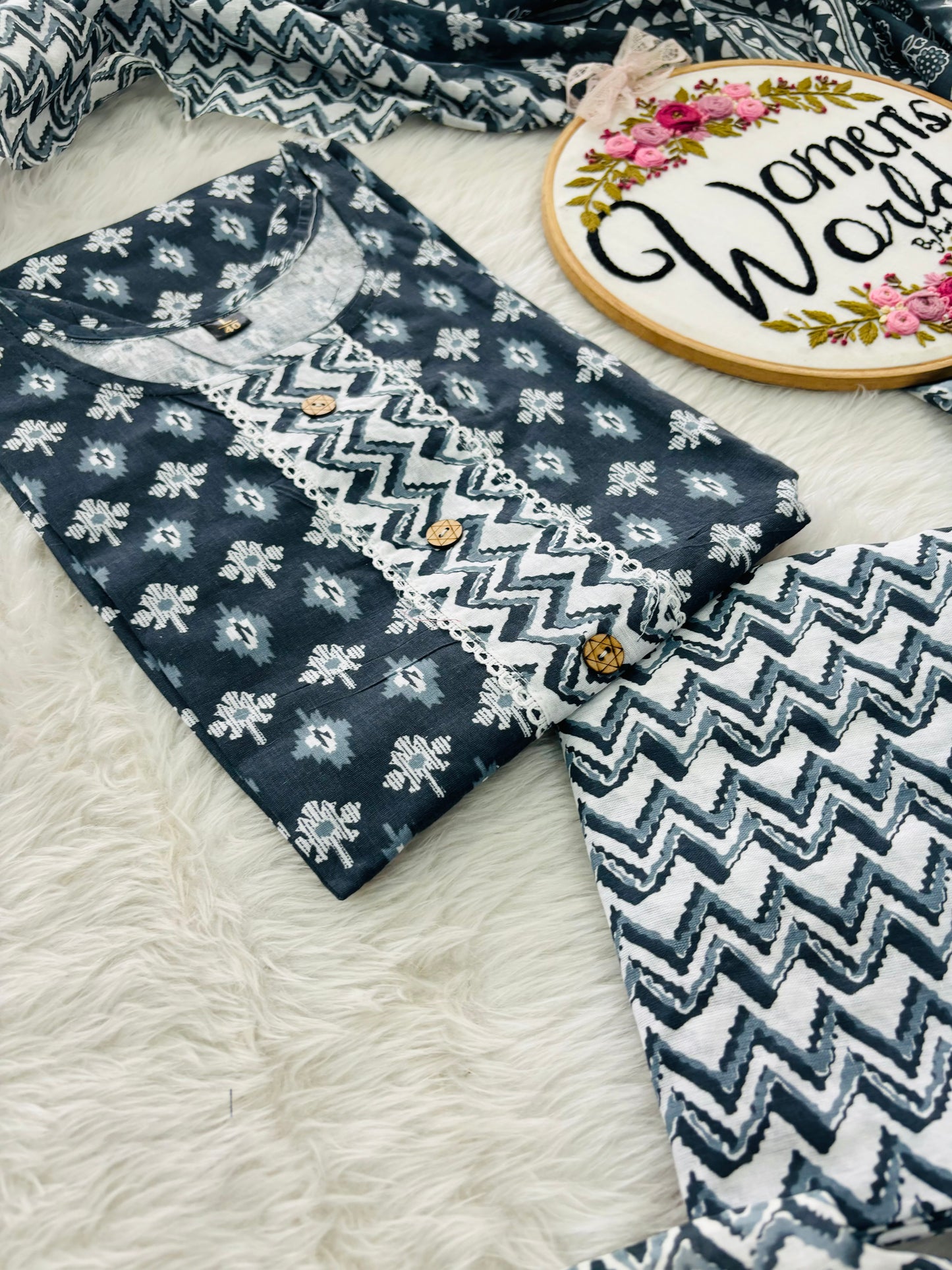 pure cotton suit