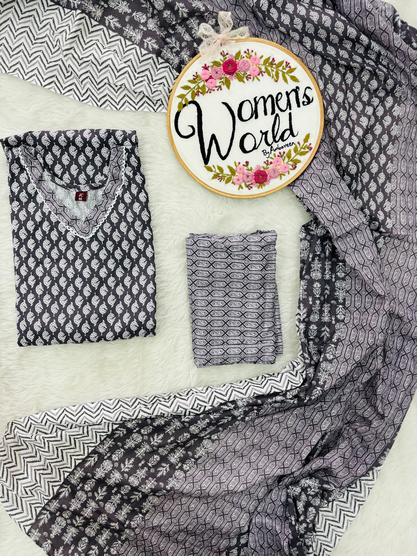 Dark Lilac Salwaar with Dupatta
