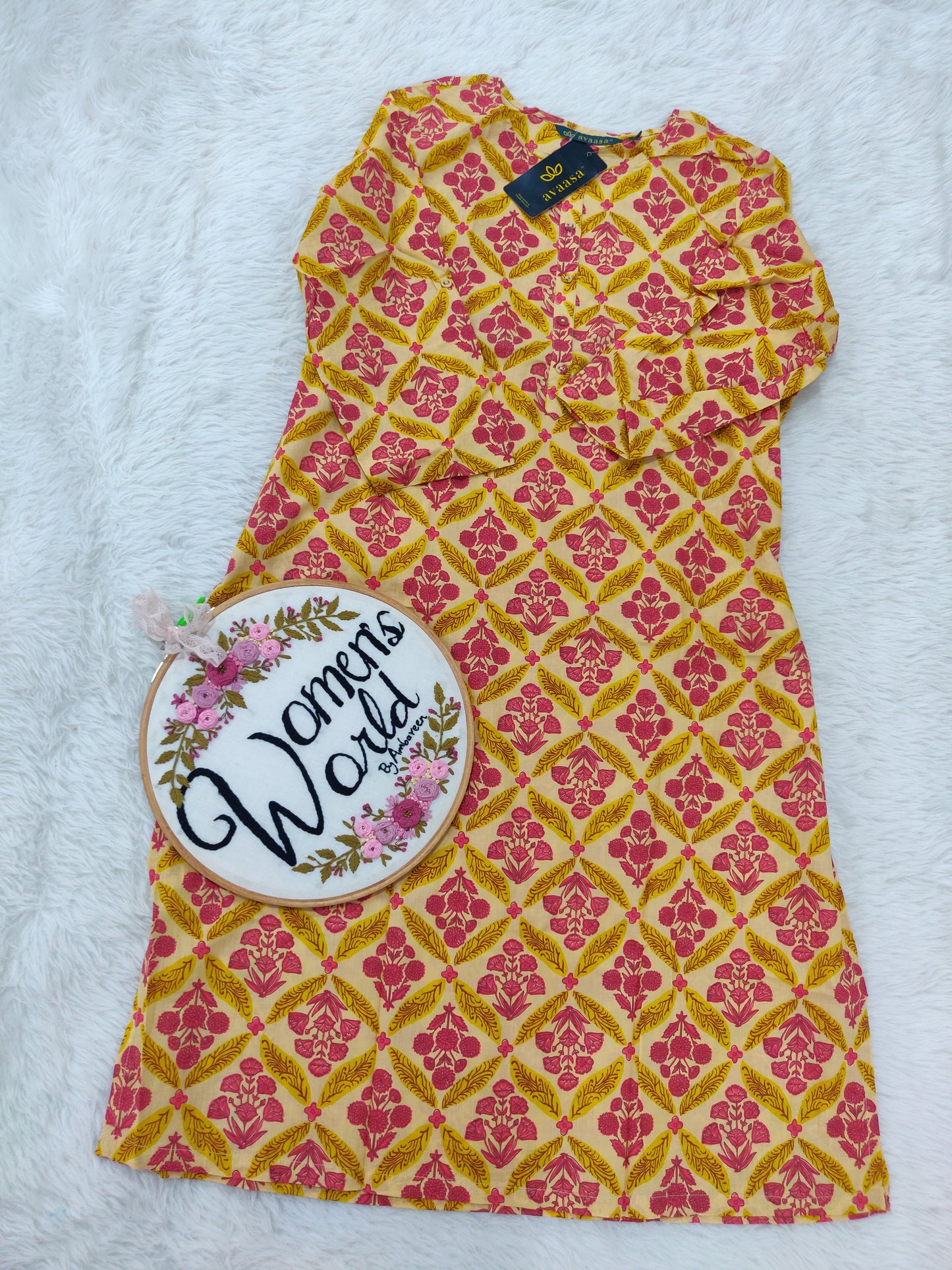 Avaasa branded L size cotton kurti