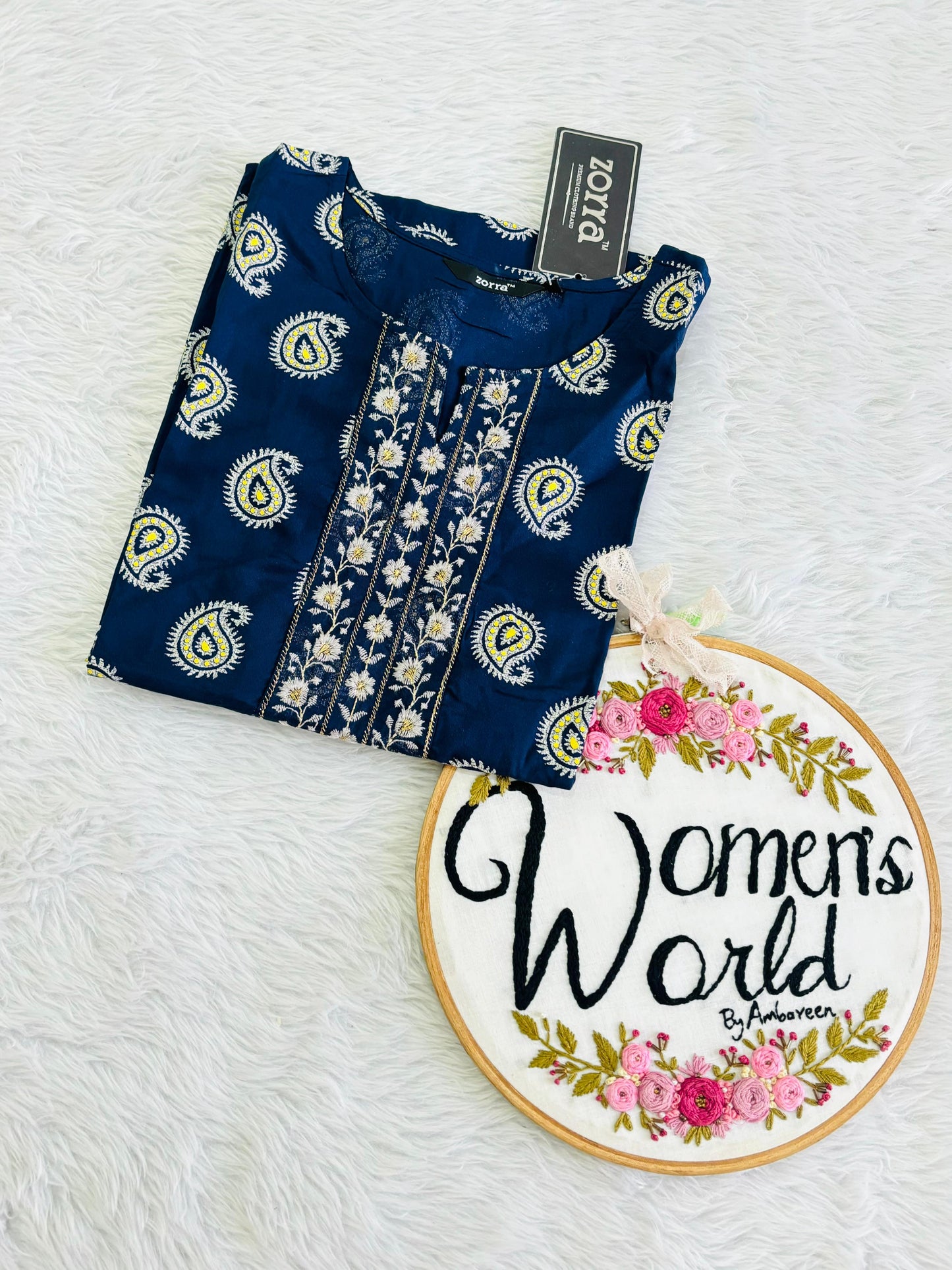 Branded embroidered kurti