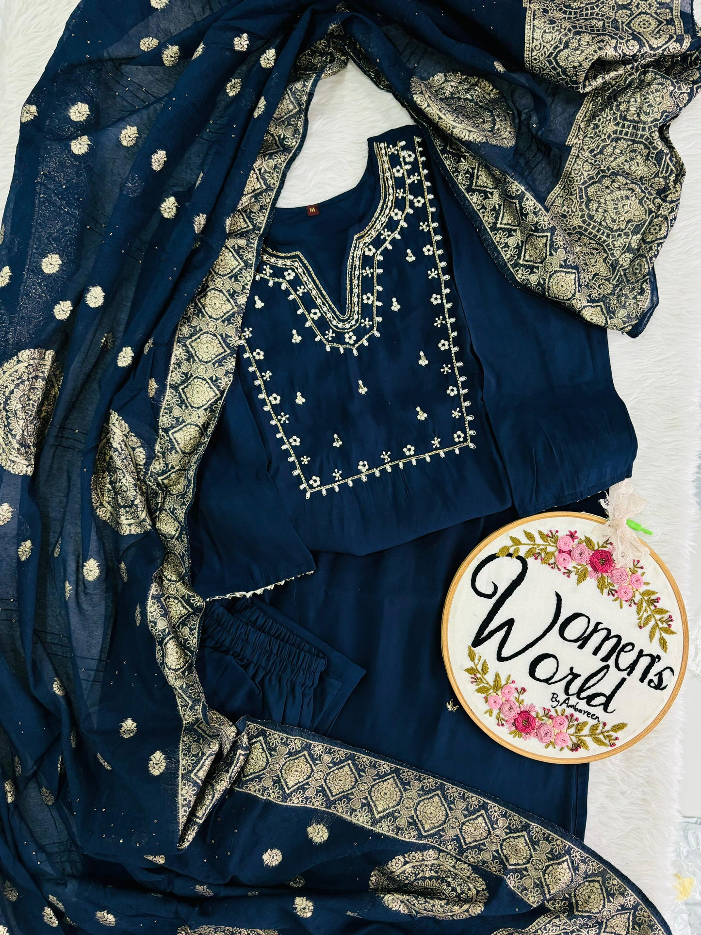 Premium handwork Roman silk suit