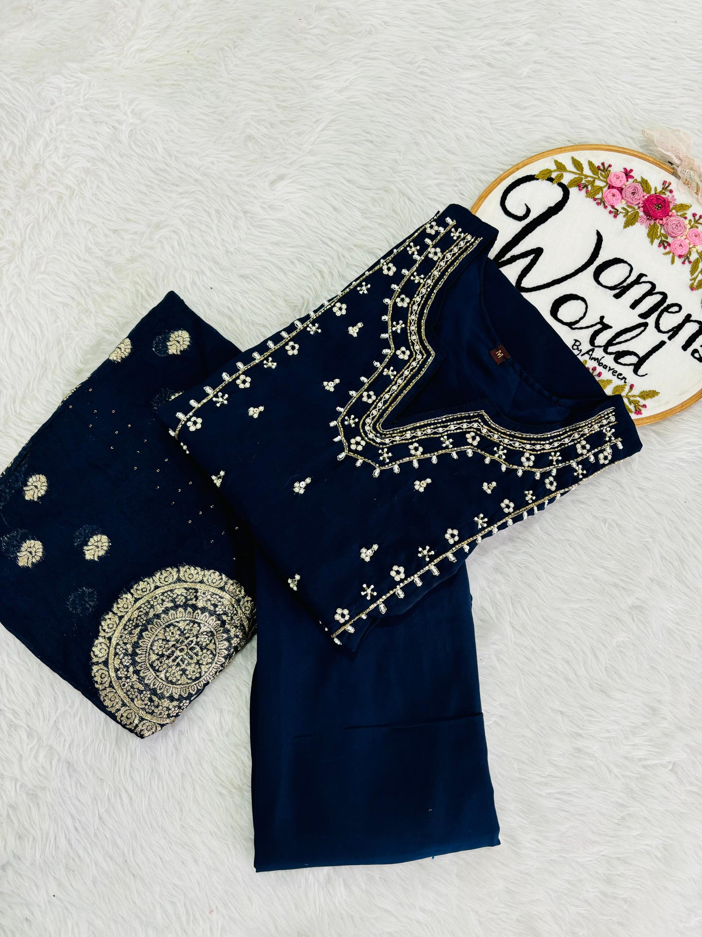 Premium handwork Roman silk suit