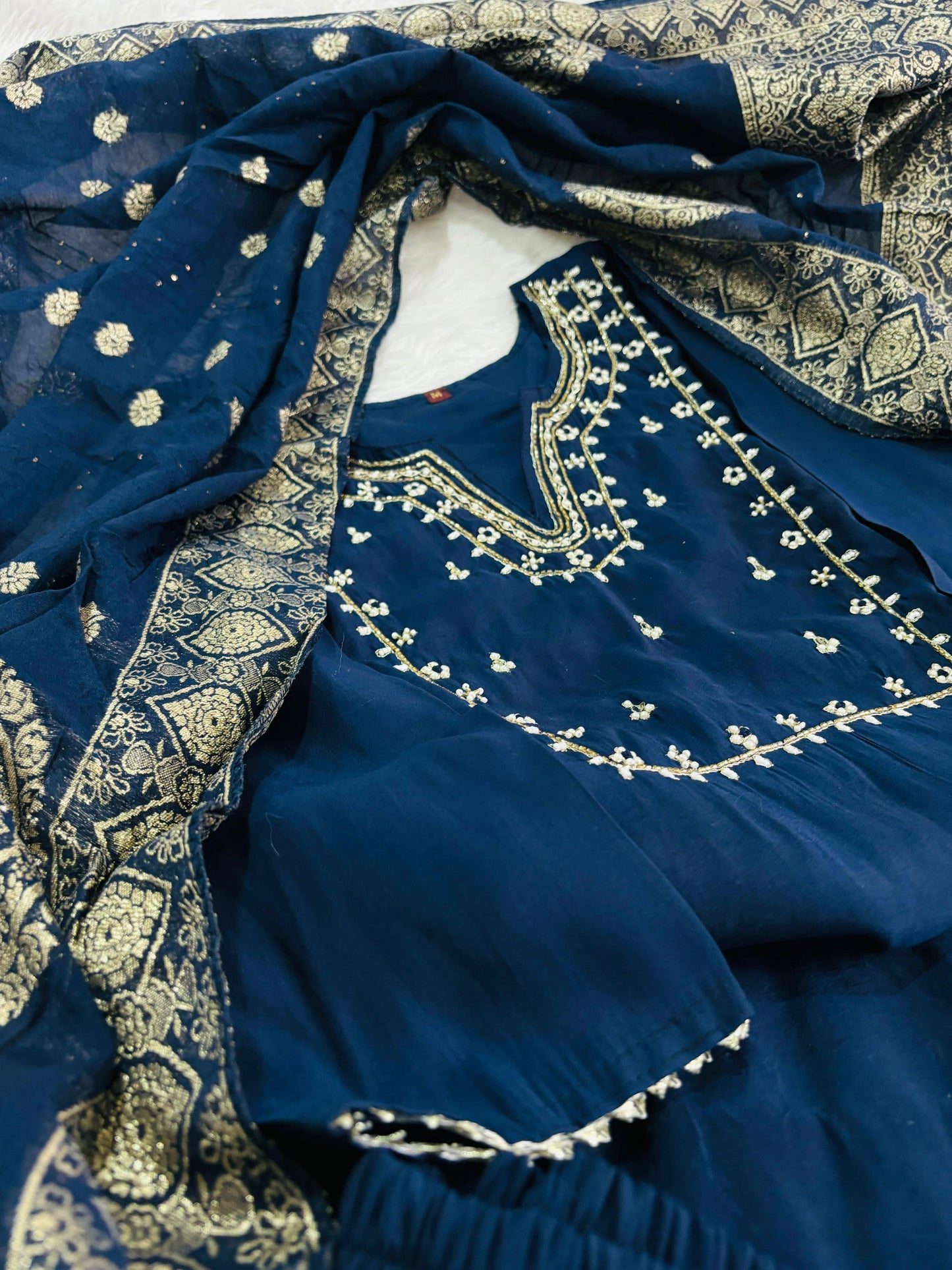 Premium handwork Roman silk suit