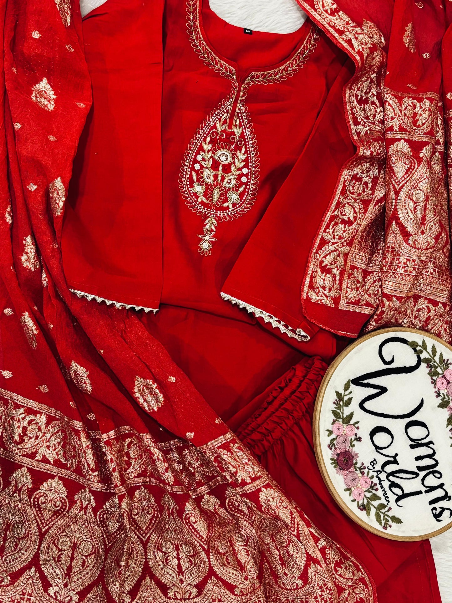 Premium zardozi handwork suit