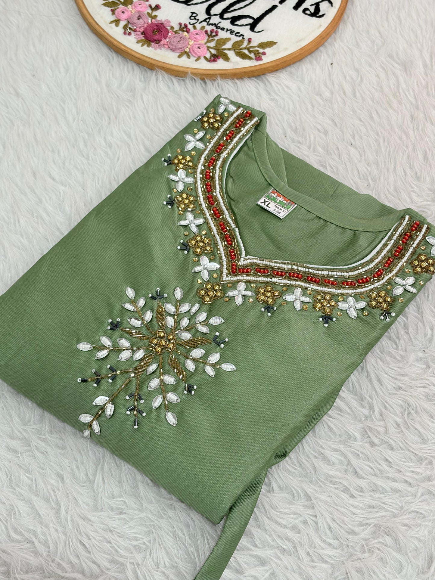 Handwork vatican gown