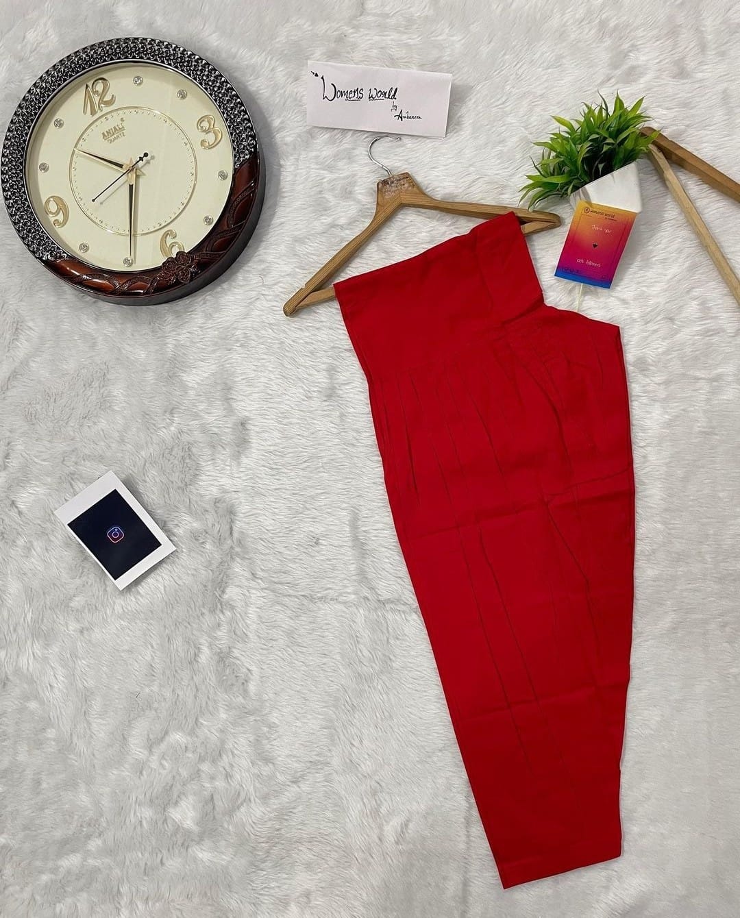 Branded hotred pure cotton patiyala pant