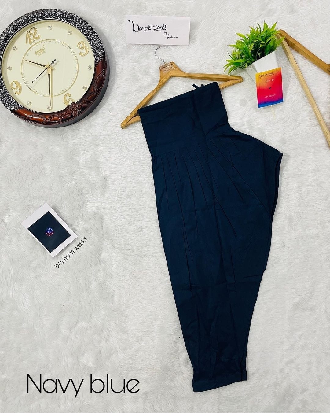 Branded Navyblue pure cotton patiyala pant