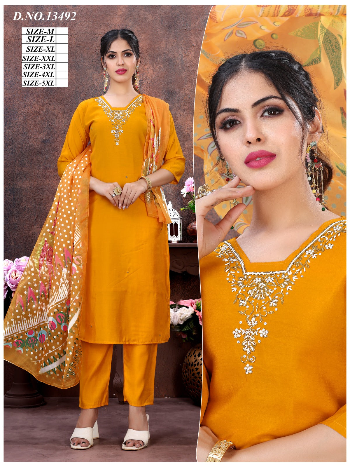 Handwork romansilk suit