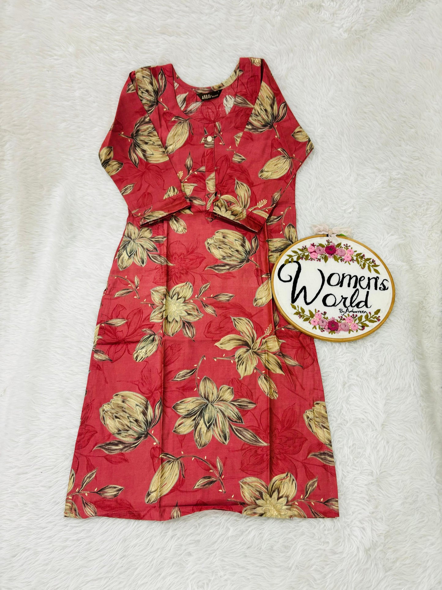 Branded pure vatican floral kurti