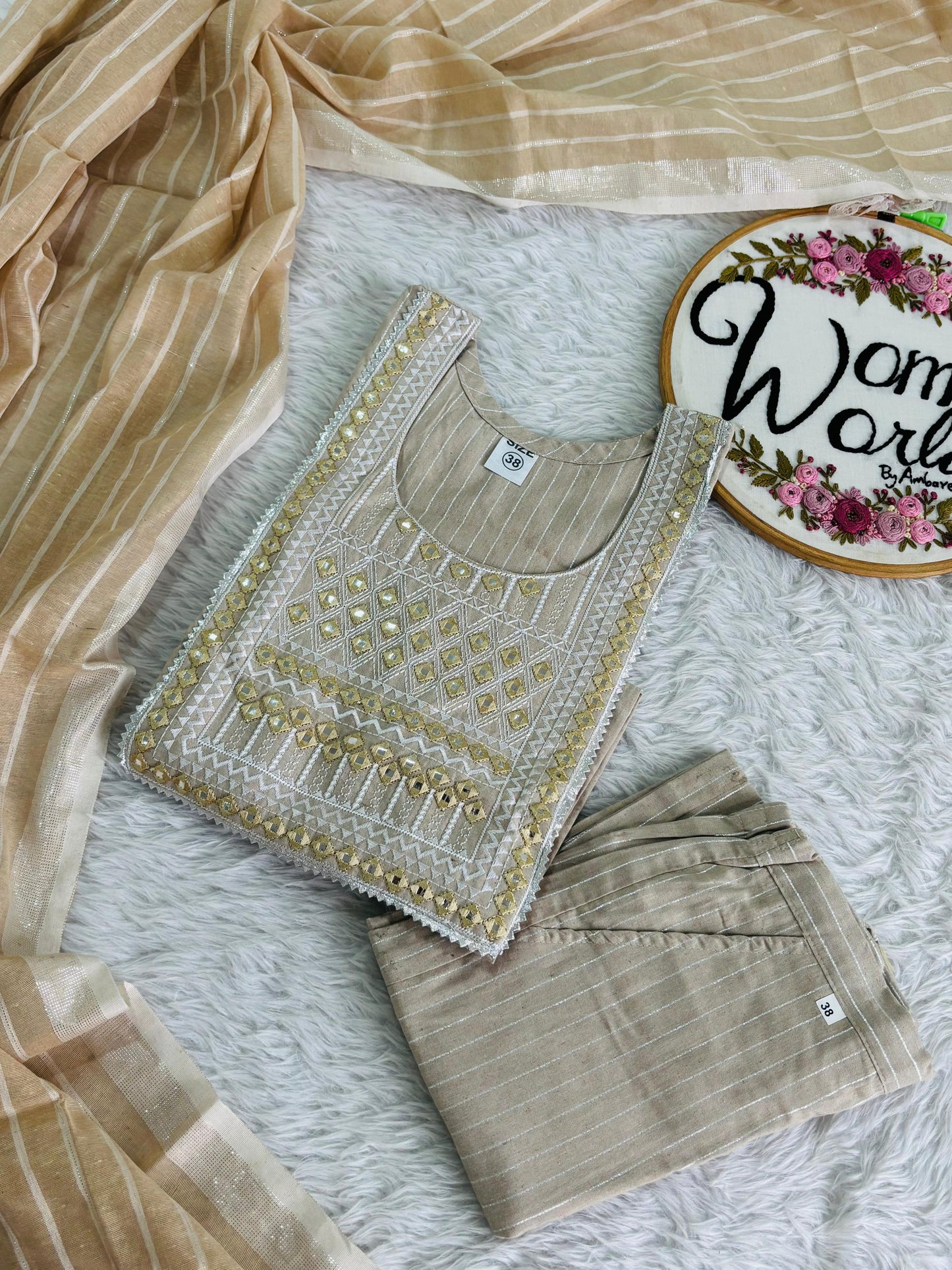 Premium Handloom cotton suit