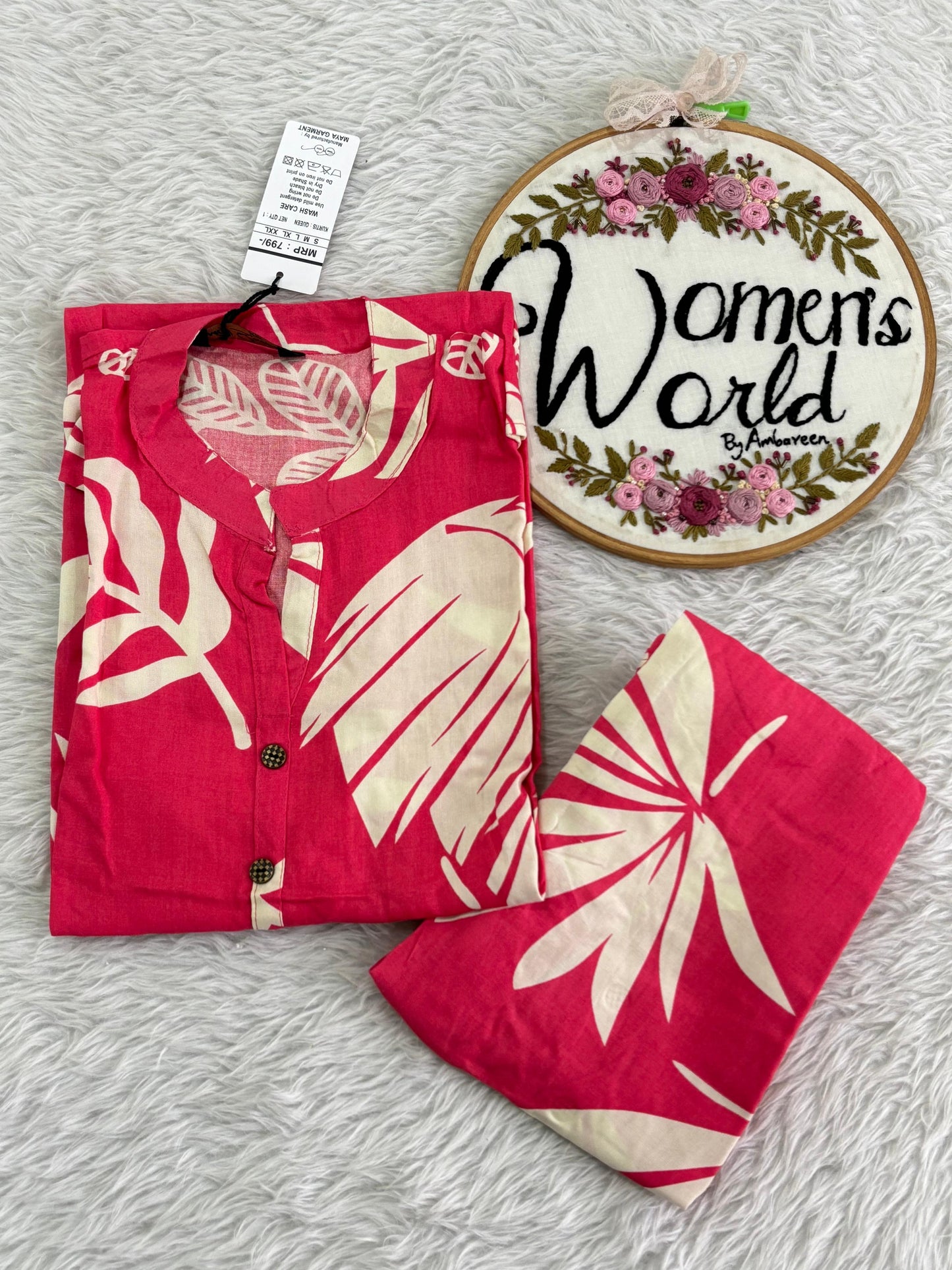 Rayoncotton coord set