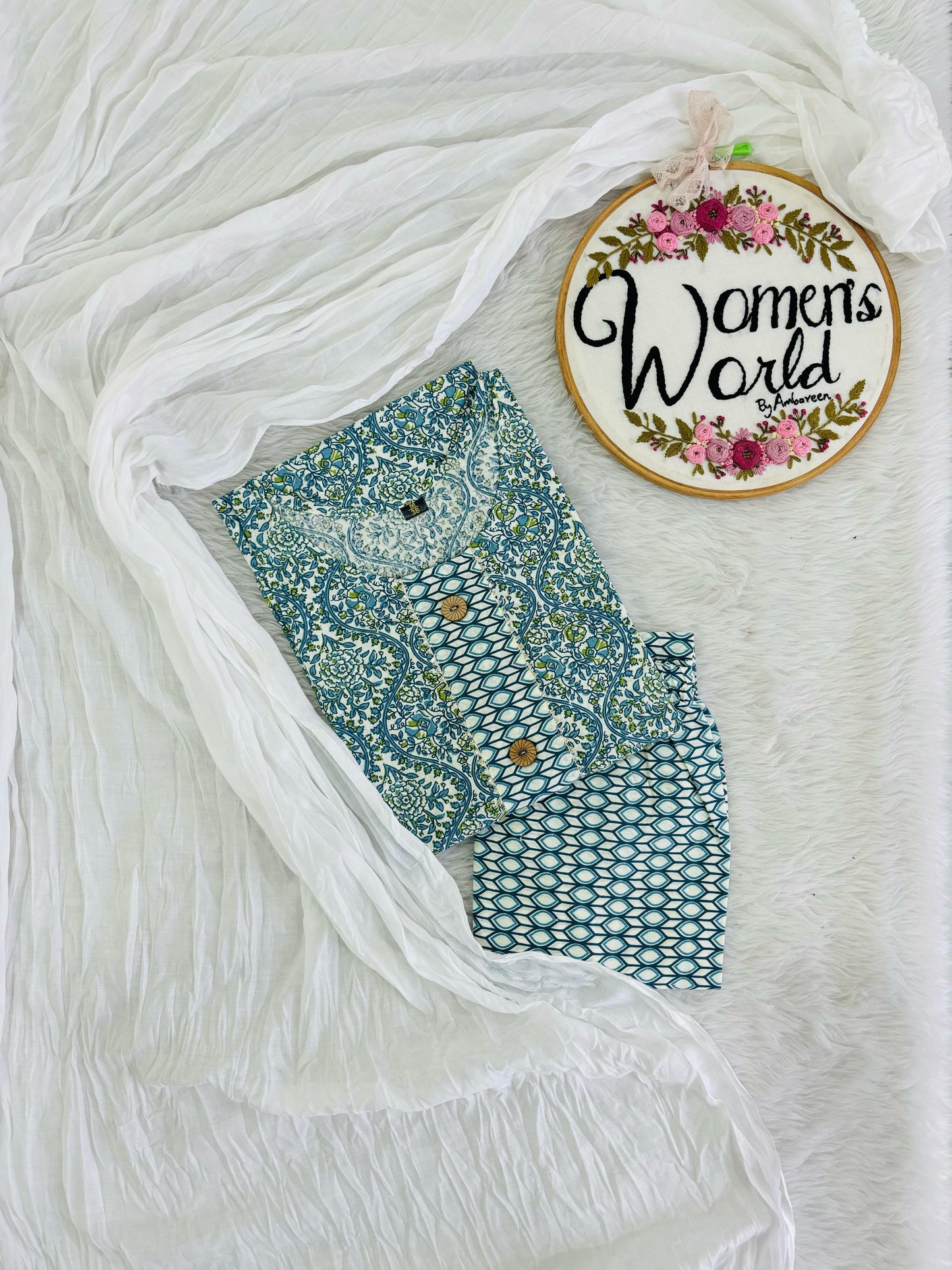 Premium stitched cotton suit