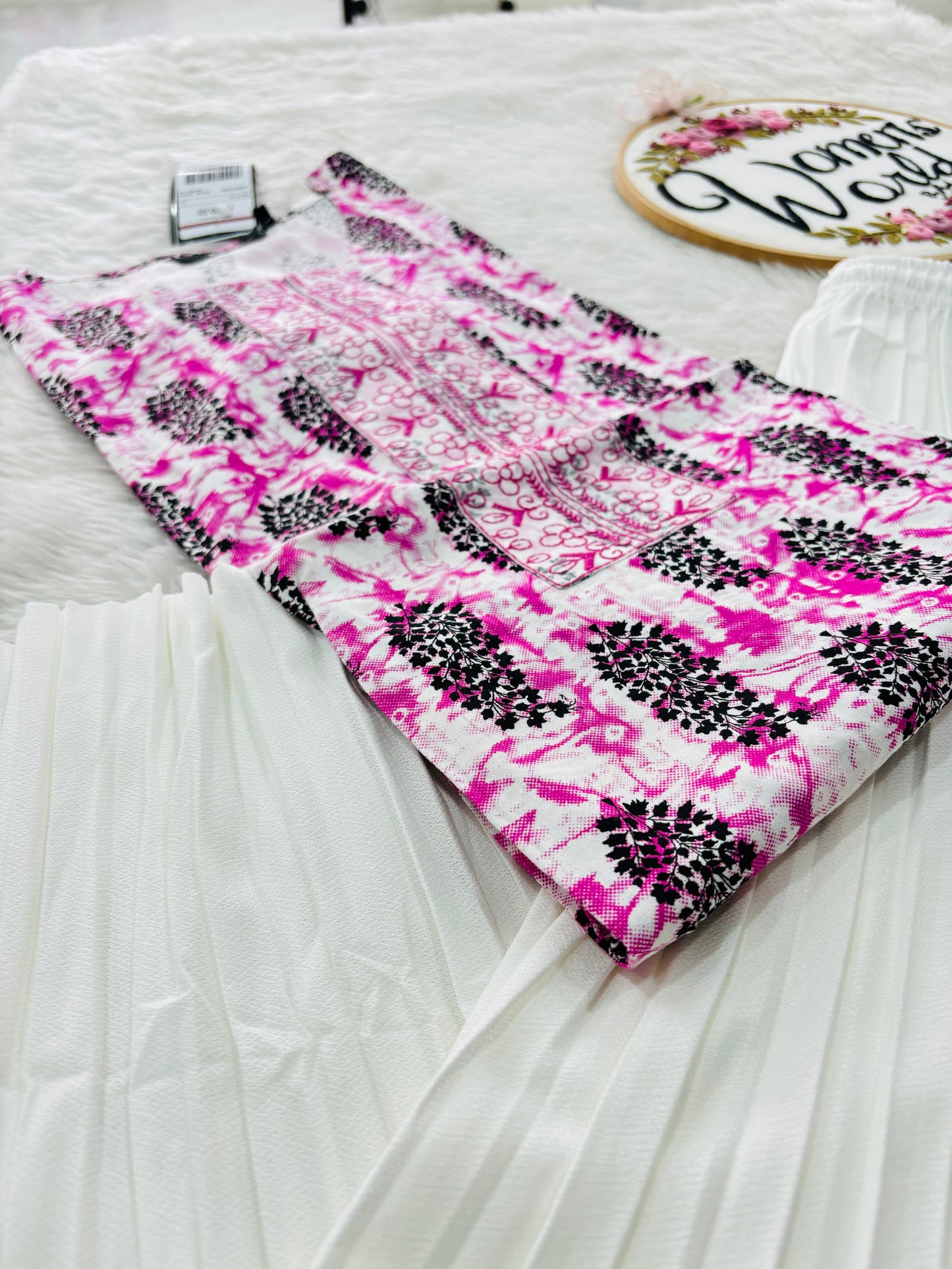 Branded kurti plazo set Ash