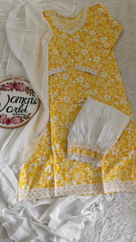 Trending yellow 💛 Afghani suit
