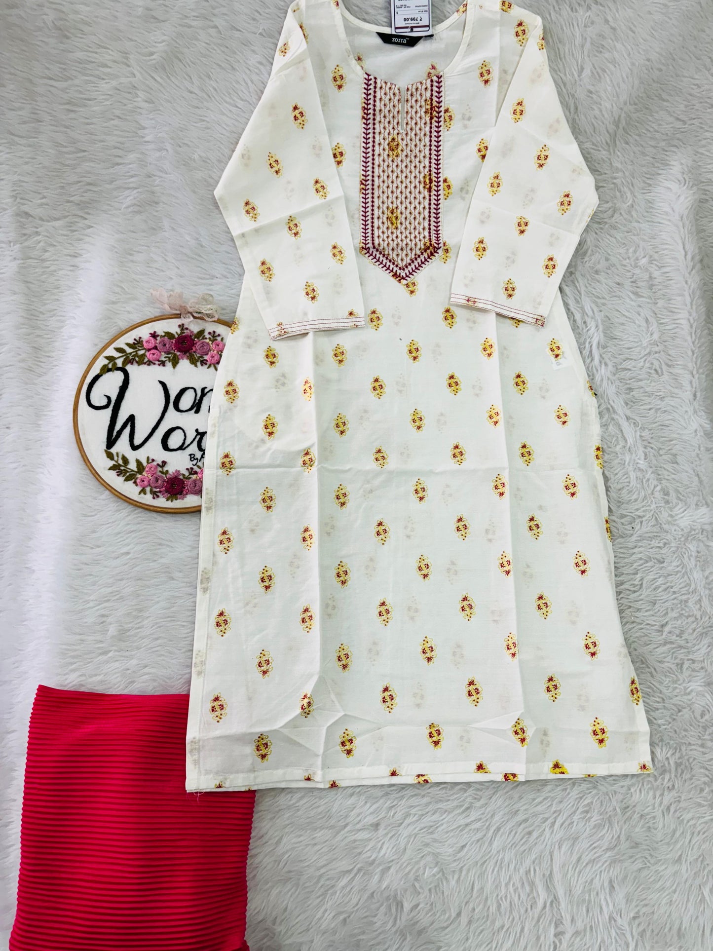 Branded kurtiplazo set