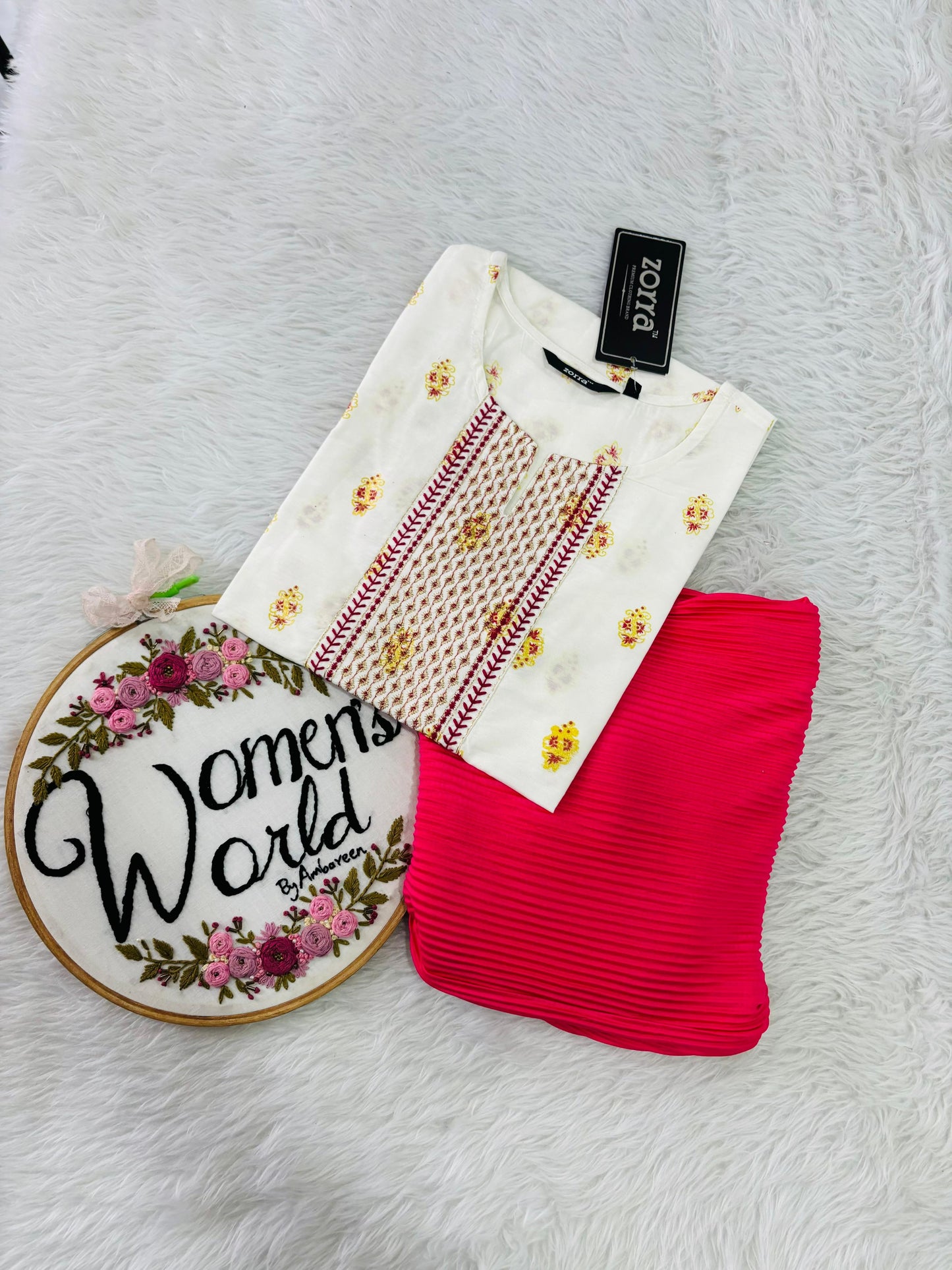 Branded kurtiplazo set