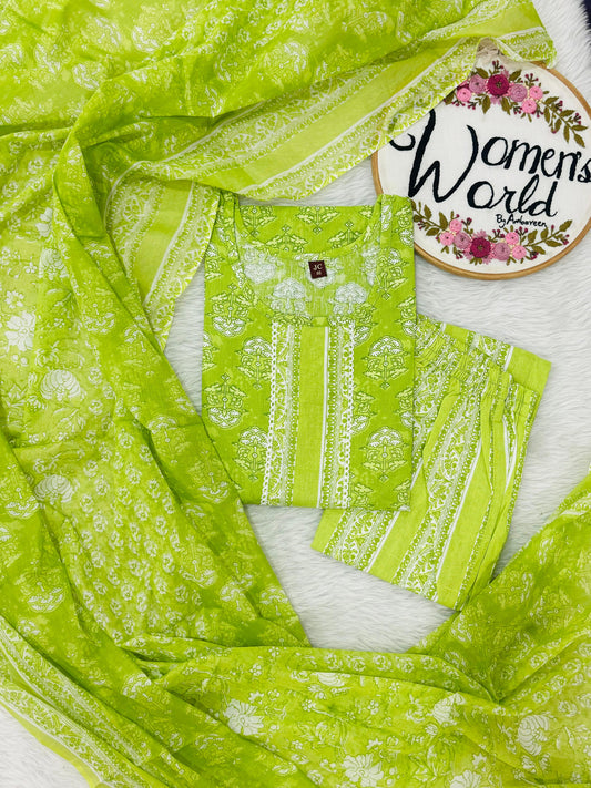 Premium stitched cotton suit