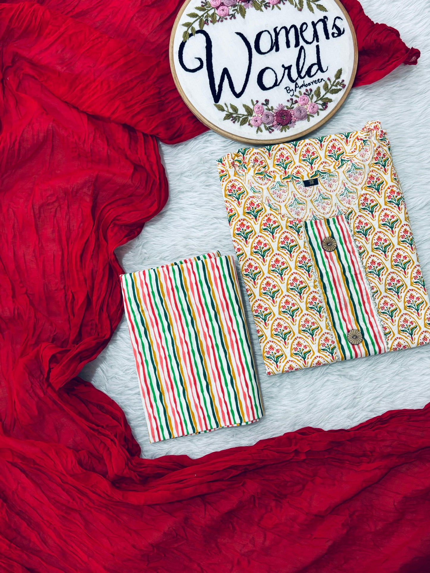 Premium stitched cotton suit