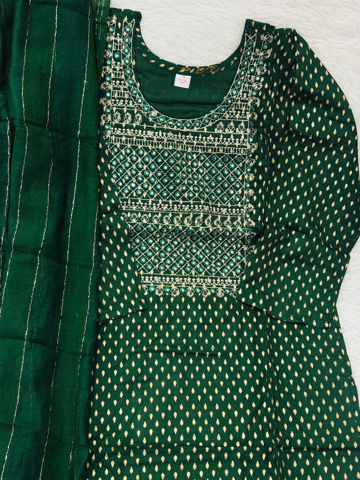 Forest green 3 pc suit