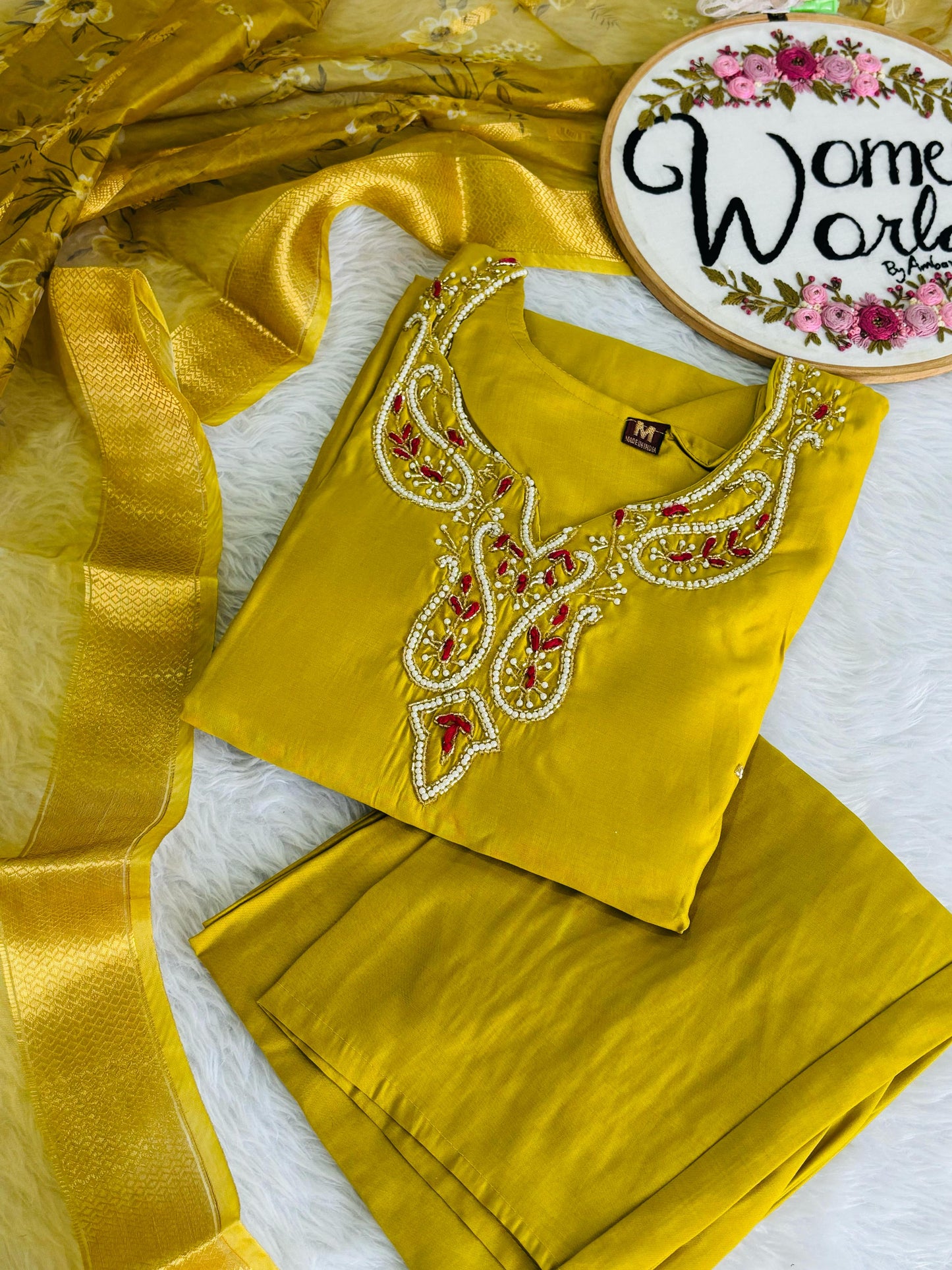 Handwork romansilk suit