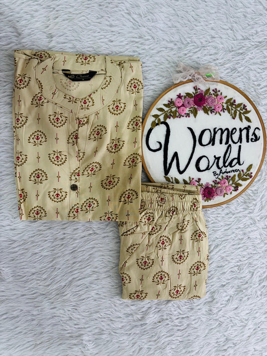 Rayoncotton coord set