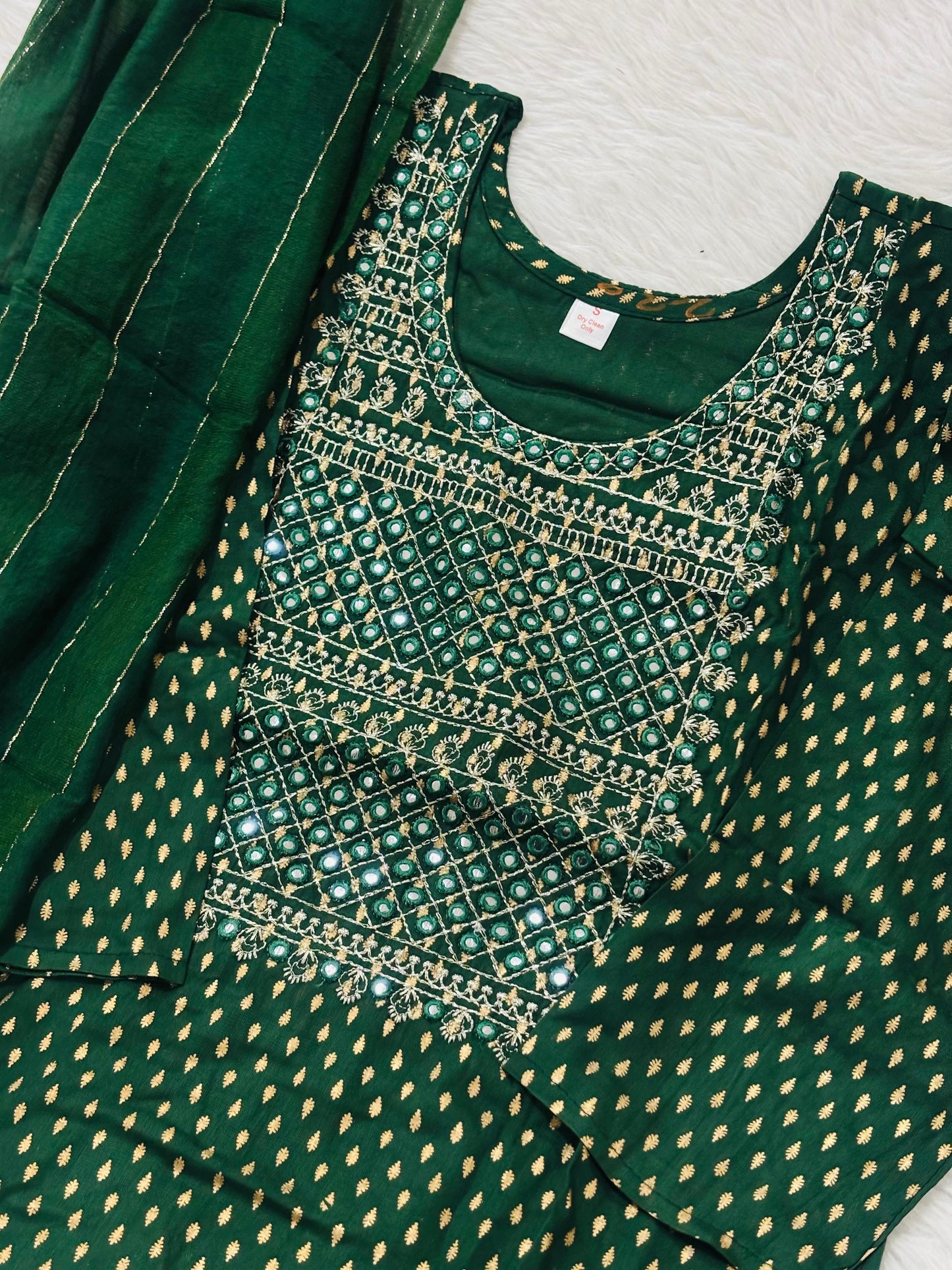 Forest green 3 pc suit