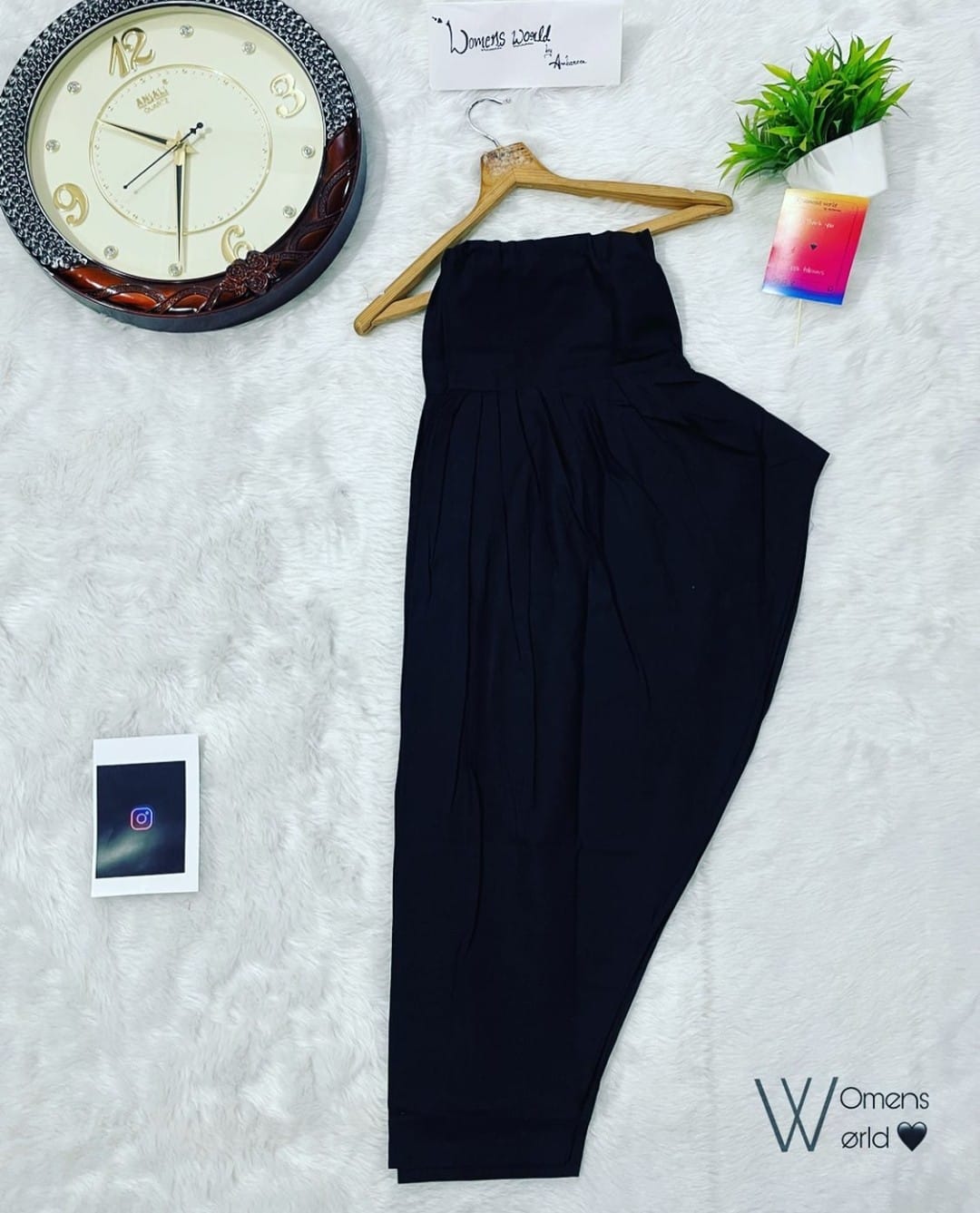 Branded Black pure cotton patiyala pant