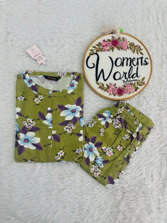 Rayoncotton coord set