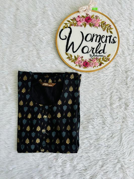 Branded hotblack  kurti