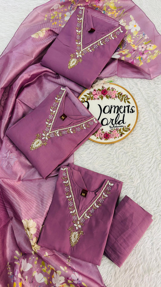 Sale Hotseller Handwork lavender suit