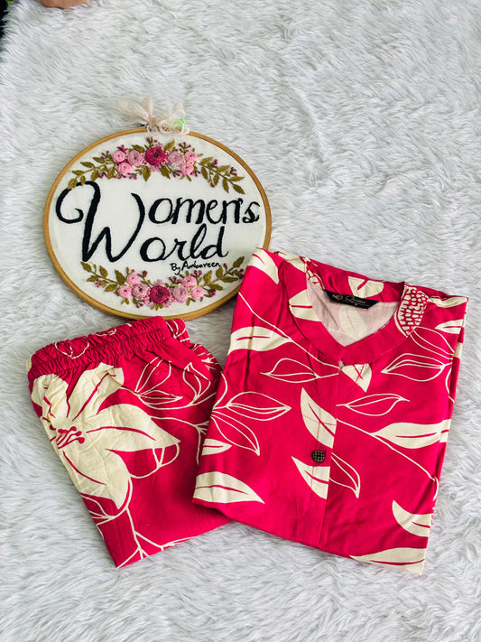 Rayoncotton coord set