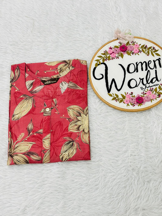 Branded  pure vatican floral kurti