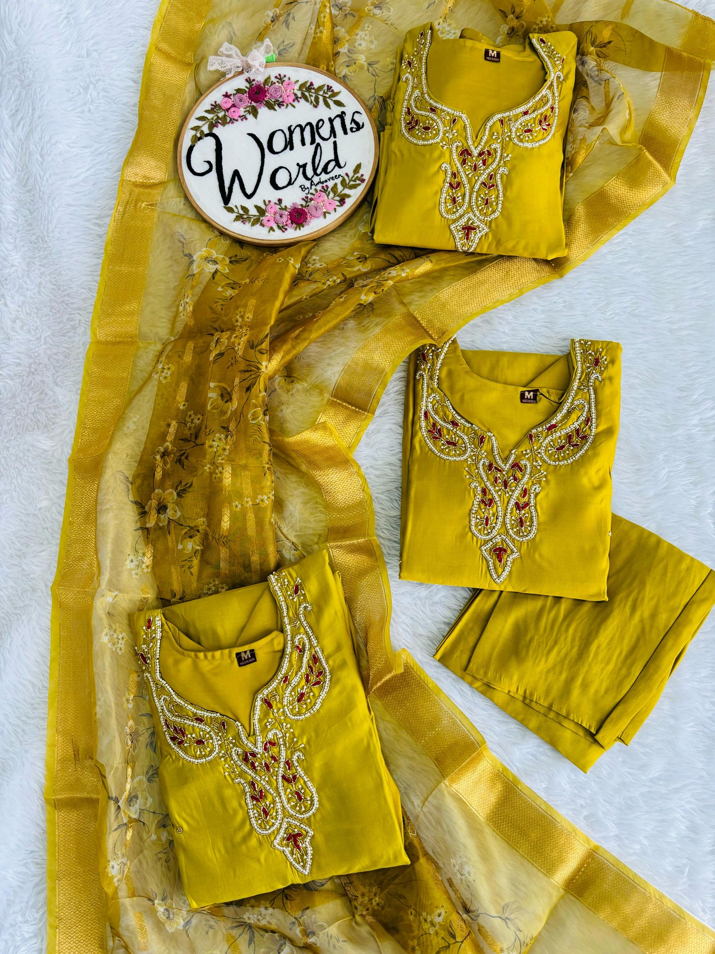 Handwork romansilk suit