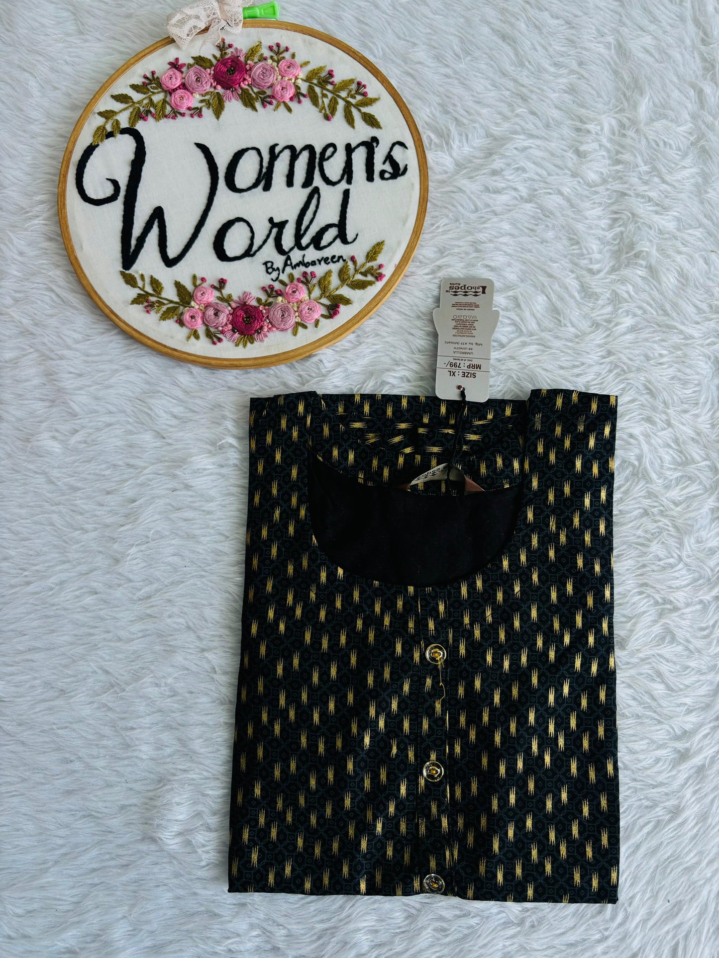 Branded hotblack  kurti