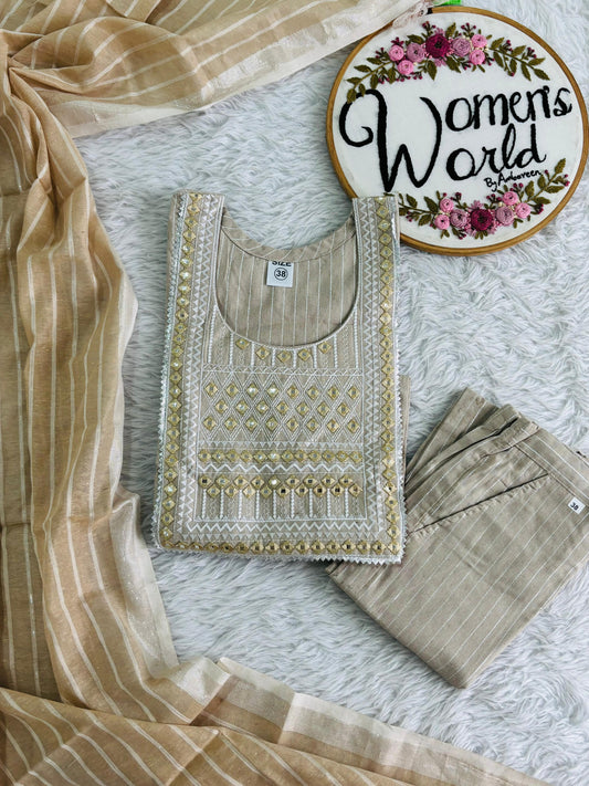Premium Handloom cotton suit