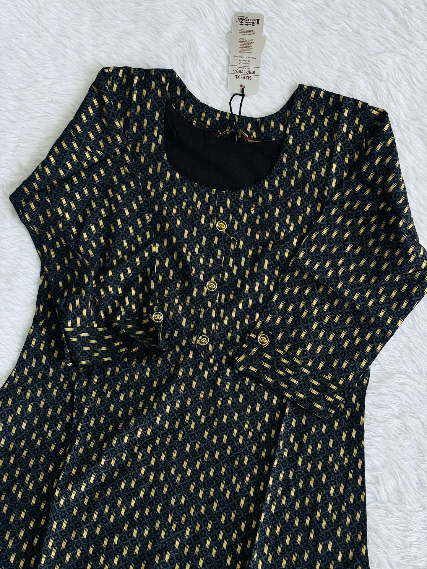 Branded hotblack  kurti