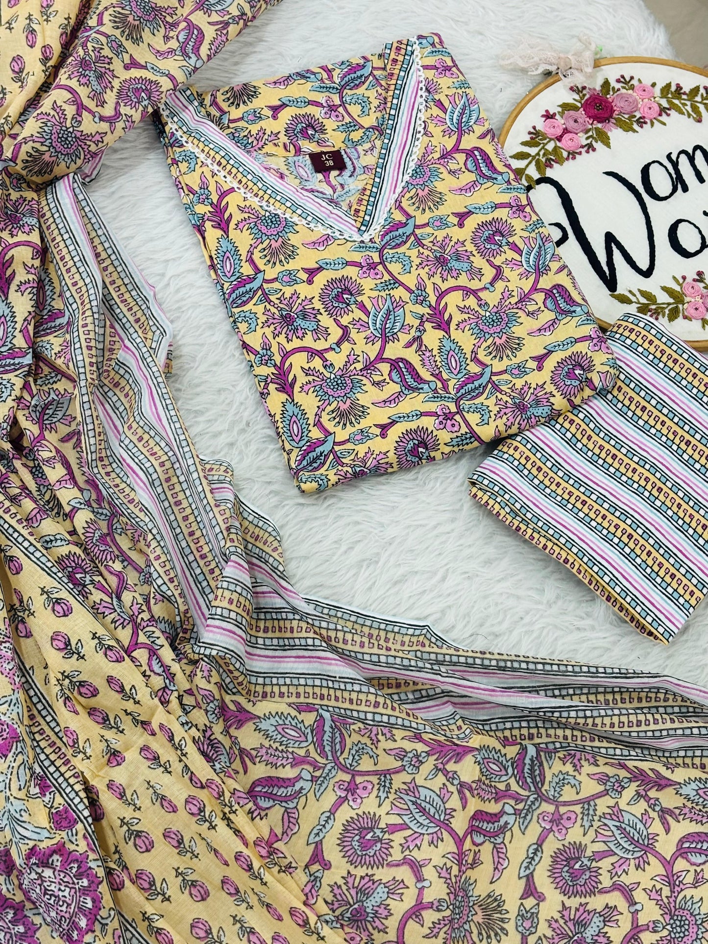 combo of any 2 Premium pure cotton  suit