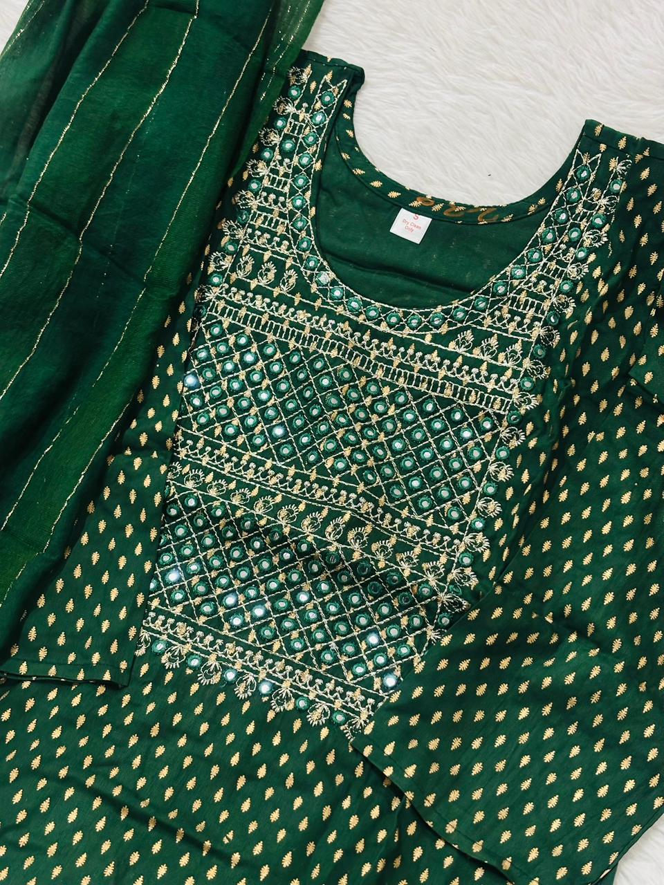 Forest green 3 pc suit